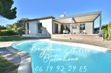 Maison de plain-pied avec piscine et prestations de qualité dans un environnement calme à Sérignan