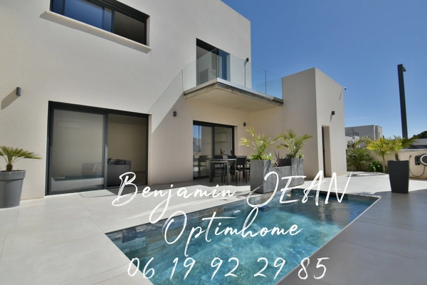 Sérignan – Propriété contemporaine d’exception avec piscine Bali et rooftop panoramique