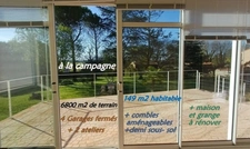 Grande maison à vendre 5 pièces FOUQUEBRUNE (16) + dépendances sur terrain d'env 6800 m2