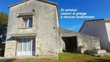 Grande maison à vendre 5 pièces FOUQUEBRUNE (16) + dépendances sur terrain d'env 6800 m2