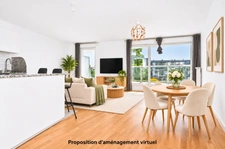 BAGNEUX - IMMEUBLE DE STANDING 2016 - 3P - 65,36 M² - 2 TERRASSES - CAVE - 2 PARKING SOUS-SOL