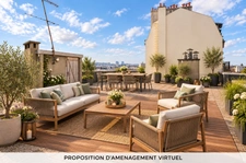 BOURG LA REINE - 6P - 141,18 M² - PROCHE CENTRE VILLE - DERNIER ETAGE - TERRASSE 130 M² ENV. - CAVE - PARKING