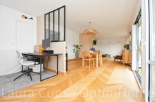 SCEAUX - 8 MIN RER SCEAUX - 7P - 120, 95 M² - 2 BALCONS - 4E ET DERNIER ETAGE - 2 CAVES - BOX ET PARKING LIBRE DANS RESIDENCE FERMEE