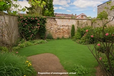 BOURG LA REINE - 7P - 134,65 M² - PROCHE CENTRE VILLE - DUPLEX 1ER ET 2E - JARDIN 53 M² ENV. - 3 CAVES