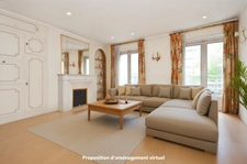 BOURG LA REINE - 7P - 134,65 M² - PROCHE CENTRE VILLE - DUPLEX 1ER ET 2E - JARDIN 53 M² ENV. - 3 CAVES