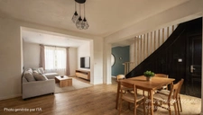 MAISON 133 M², 3 CHAMBRES + BUREAU, CAVE, JARDIN