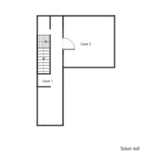 MAISON INDIVIDUELLE, 3 CHAMBRES, JARDIN, CAVE