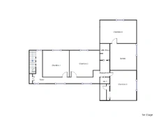 MAISON DE CARACTERE, 5 CHAMBRES, JARDIN, 2 GRANDS GARAGES