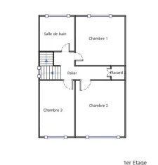 MAISON INDIVIDUELLE, 3 CHAMBRES, JARDIN, CAVE