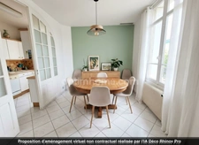 Maison individuelle avec jardin et stationnements