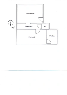 A vendre-Bretagne-Finistere sud-Quimper-proche gare-appartement-2 pièces