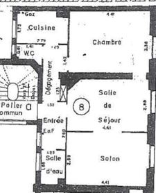 Barbès : 3 pièces de 55m² récemment rénové