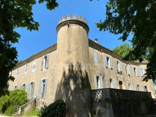 Dpt Gard (30), à vendre dans le Gard, propriété viticole en AOP Côtes du Rhône sur 25 hectares avec Château du XVème siècle.