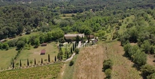 Between Uzès and La Roque-sur-Cèze, a Provençal Eden: 18th-century farmhouse & its private estate on 3.3 hectares