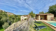 Dpt Gard (30), à vendre proche de BARJAC, aux portes de l'Ardèche, ancien Mas avec gîtes de 350 m² - Terrain de 5 000 m² avec piscine