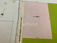 Terrain à vendre 850 m2 proche d'UZES (30)