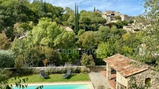 Dpt Gard (30), à vendre proche de BARJAC, aux portes de l'Ardèche, ancien Mas avec gîtes de 350 m² - Terrain de 5 000 m² avec piscine