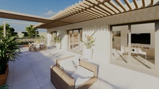 UZES (30)  Exceptionnel Penthouse F4 baigné de lumière avec immense terrasse à Uzès