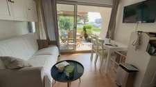 STUDIO CABINE À SAINTE-CÉCILE À 100 M DE LA PLAGE AVEC TERRASSE