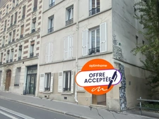 PARIS 20ème – Belleville : 2 pièces de 22 m² à rénover 
