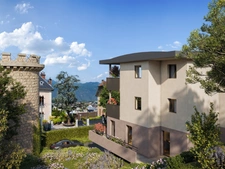 aix les bains terrain de 1615 m2 env ( projet de 8 appartements avec p.c purgé de tous recours)