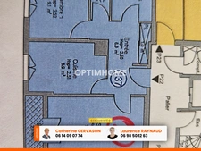 Appartement 2 pièces  48.3 m2 - proche du centre ville de CLERMONT FERRAND (63)