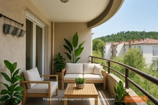 T4 traversant, calme et lumineux avec balcons et cave. Un garage est possible en option. 