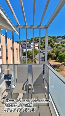 Sète Mont Saint-Clair | Appartement 4 pièces | Vue étang | Dernier étage | Terrasse | DPE A