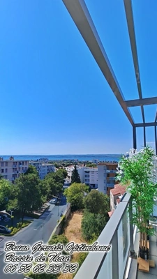 Sète Mont Saint-Clair | Appartement 4 pièces | Vue étang | Dernier étage | Terrasse | DPE A