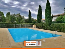 APPARTEMENT AVEC TERRASSE ET JARDIN A 10 MN SECTEUR HÔPITAUX-FACS DANS RESIDENCE AVEC PISCINE