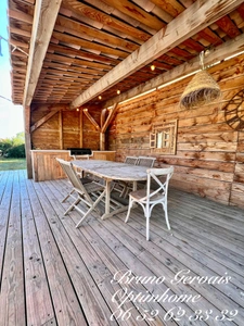 VILLA CONTEMPORAINE A OSSATURE BOIS  D'INSPIRATION WEST COAST A VENDRE A FRONTIGNAN