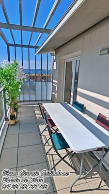 Sète Mont Saint-Clair | Appartement 4 pièces | Vue étang | Dernier étage | Terrasse | DPE A
