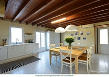 Maison 102 m² ( 3 chambres), nombreuses dépendances et terrain 2200 m²