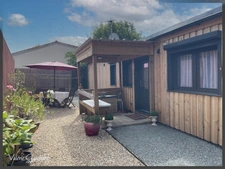 Maison en bois 2 chambres+ bureau sur terrain de 1489 m²