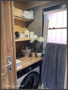 Maison en bois 2 chambres+ bureau sur terrain de 1489 m²