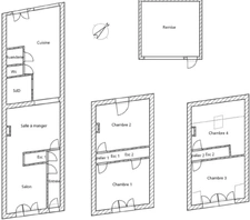 Hem - Agréable maison mitoyenne 4 chambres avec jardin