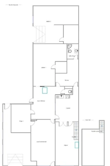 Hem Centre - Immeuble mixte - Professionnel et habitation 375 m2