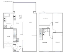 Hem - Maison rénovée 4 chambres semi mitoyenne
