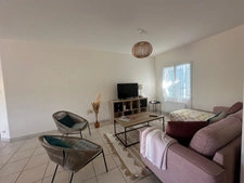 A 5 min. au sud de La Roche-sur-Yon, Aubigny, maison de plain pied, 3 chambres, garage, jardin clos d'env. 500 m²
