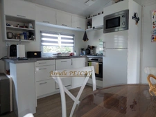 MAISON MOBILE OU MOBIL HOME AVEC PERGOLA VENDU AVEC TERRAIN TERRASSE PARKING ABRIS DE JARDIN CARPORT 3KM DE VILLERS SUR MER (BLONVILLE) 