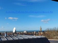 APPARTEMENT À VENDRE BEAU 2 PIÈCES 32M2 AVEC BALCON DERNIER ÉTAGE ET PLACE STATIONNEMENT 250M CENTRE HOULGATE CALVADOS 150 000€ 