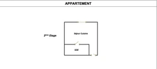 APPARTEMENT À VENDRE 1 PIÈCE STUDIO VILLERS SUR MER(14) CENTRE VILLE PLAGE DERNIER ÉTAGE 45 000€