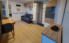 APPARTEMENT À VENDRE 1 PIÈCE STUDIO VILLERS SUR MER(14) CENTRE VILLE PLAGE REFAIT À NEUF 85 000€
