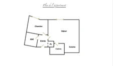 APPARTEMENT À VENDRE 2/3 PIÈCES 33,30m2 SANS VIS-À-VIS 2ème et dernier étage avec cave 171 500€ CENTRE VILLE HOULGATE (14)
