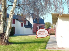 MAISON 9 PIÈCES 160,10m2 AVEC CHAMBRE PLAIN-PIED SUR TERRAIN 691M2 AVEC DÉPENDANCES  BRANVILLE (Calvados) 345 000€