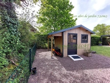 MAISON MOBILE OU MOBIL HOME AVEC PERGOLA VENDU AVEC TERRAIN TERRASSE PARKING ABRIS DE JARDIN CARPORT 3KM DE VILLERS SUR MER (BLONVILLE) 