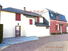 MAISON 9 PIÈCES 160,10m2 AVEC CHAMBRE PLAIN-PIED SUR TERRAIN 691M2 AVEC DÉPENDANCES  BRANVILLE (Calvados) 345 000€