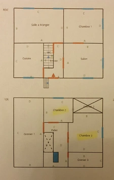 Maison à rénover, proximité Mutzig - Molsheim, 99 m² habitable, terrain 850 m²  