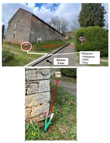 Grange en pierres, 105 m² au sol , sur terrain de 3000 m² à vendre à SALVEZOU - CATUS (20 mn de CAHORS)