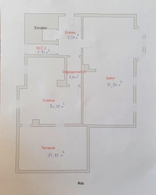 Maison individuelle en parfait état, surface habitable 122 m² sur terrain de 682 m²